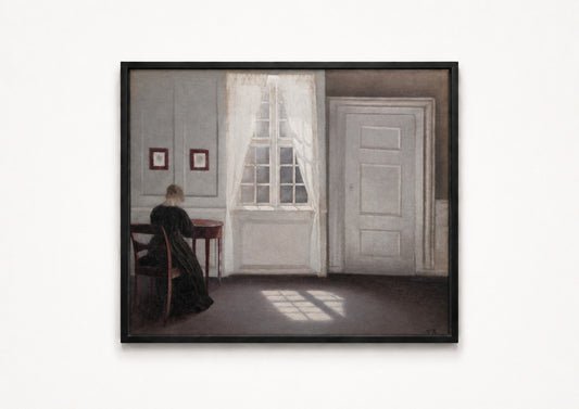 Vilhelm Hammershøi — Room with the Artist's Wife