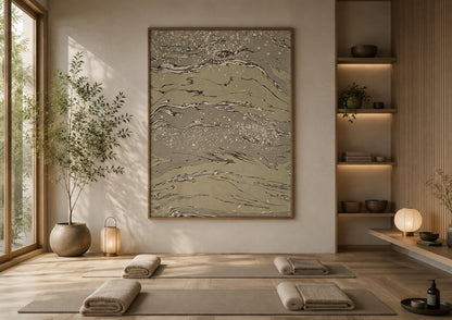 Japan, Edo Tradition — Suminagashi