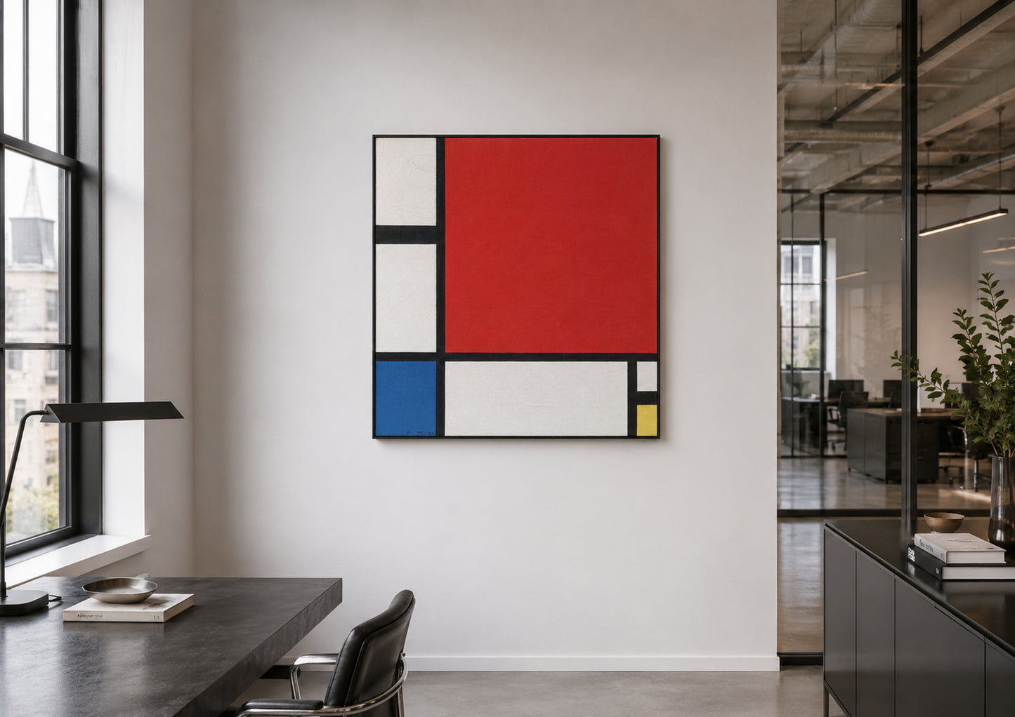 Piet Mondrian — Composition II in Red, Blue and Yellow