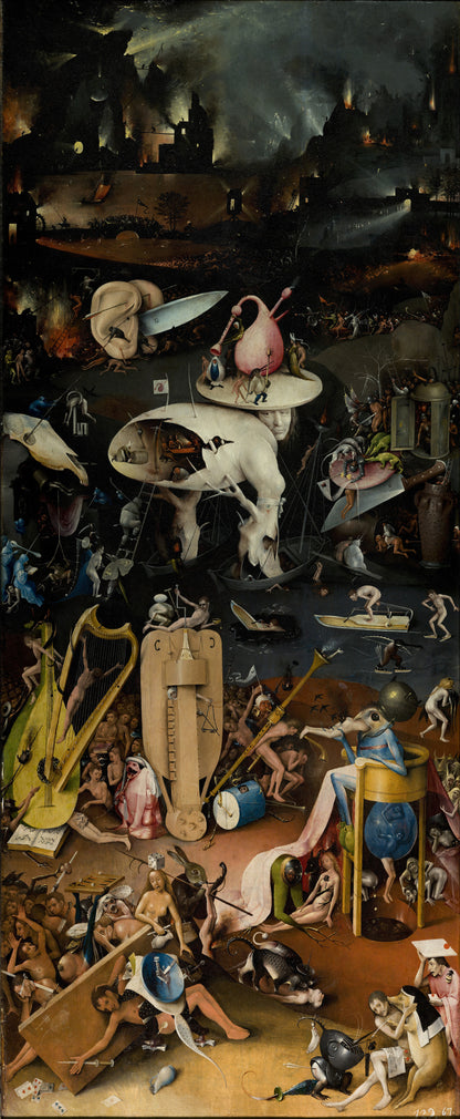 Hieronymus Bosch — The Garden of Earthly Delights (Hell Panel)