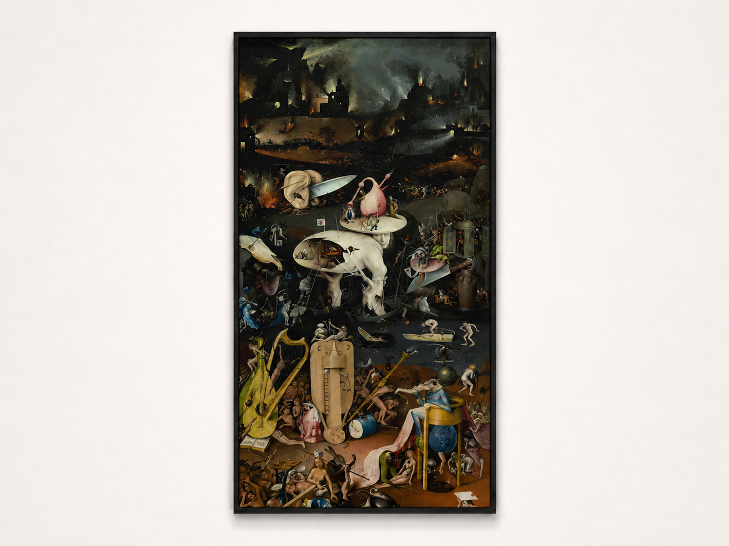 Hieronymus Bosch — The Garden of Earthly Delights (Hell Panel)