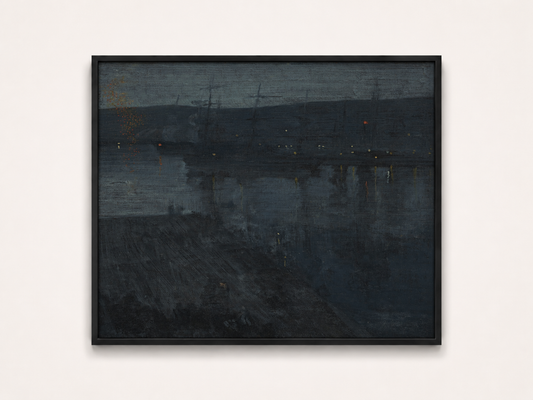 James McNeill Whistler — Nocturne: Blue and Gold — Old Battersea Bridge