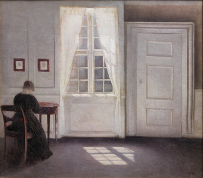 Vilhelm Hammershøi — Room with the Artist's Wife